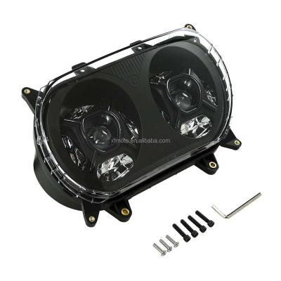 China Dual TCMT XF2906D22-B LED Headlight Projector Lamp Fit For Harley Road Glide FLTRX 2015-2020 XF2906D22-B for sale