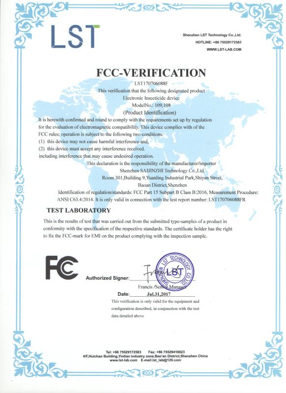 FCC - Shenzhen Saijinzhi Technology Co., Ltd.