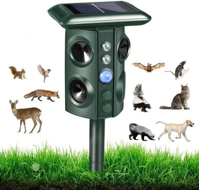 China Viable Waterproof Outdoor Ultrasonic Animal Rodent Reflector Wilding Bird Repellent Solar Pest Repeller for sale