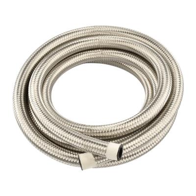 China Car oil cooling modification AN4 6an 8an 10an 12an 16an 20an  stainless steel braided cpe Oil Cooler Hose fuel line oil cooler hose AN oil hose for sale