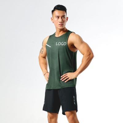 China Parride Curved Edge Fitness Sleeveless Gym T-Shirts Loose T Shirt Mens Sport Tee for sale