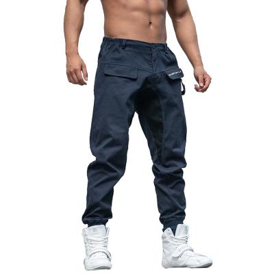 China Anti-Wrinkle Mens Cargo Pants Harajuku Streetwear Joggers Color Block Cargo Joggers Pants With Side Pockets Mens Jogger Track Panties for sale