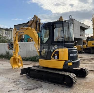 China Komatsu Excavator Komatsu  Pc55 Used Excavator for Sale Provided Hydraulic Pumps Original 2018 0.15MÂ³ for sale