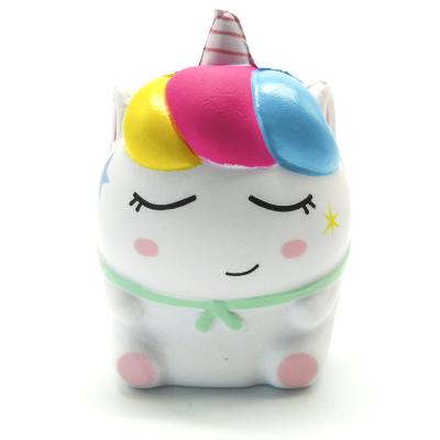 China PU Foam Unicorn Patch Bands Crush Stress Balls for sale