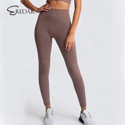 China Hot Selling Activewear Girls Fitness Breathable Sport Pants Custom Logo Tights Woman Gaiters Yoga Clothes Push Up for sale