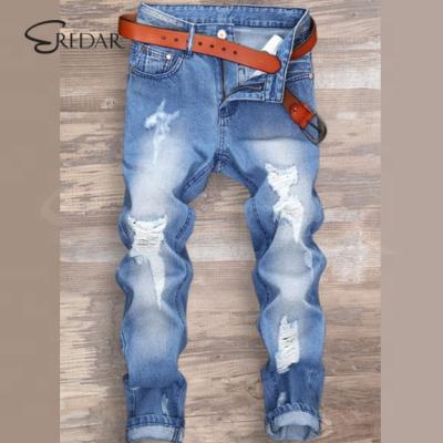 China Wholesale Color Fade Proof High Quality Fashion Custom Zipper Fly Nine Minutes Jeans Men Clothes for sale