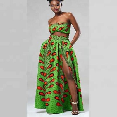 China African Traditional Dress African Print Kitenge African Print Ankara Women Clothing African Traditional Clothing Dress for sale