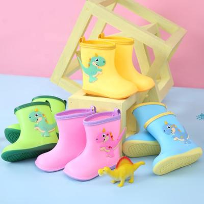 China Fashion Trend Kids Shoe Waterproof Kids Rain Boots Cartoon Animal Swimming Rain Boots For Kids for sale