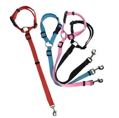 China Wholesale Padded Pet Safety Dog Collar Car Seat Belt Pet Leash Dog Leash Collar Set for sale