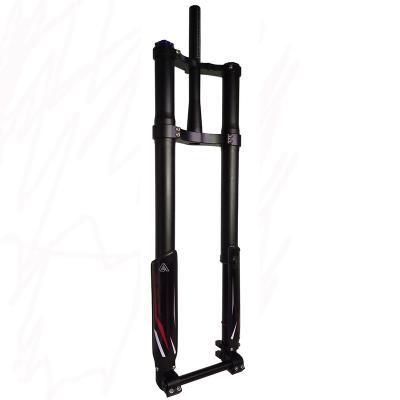 China LOR+AIR Per Axle 20*150 Mountain Bike Double Crown Inverted Fork With Damping for sale