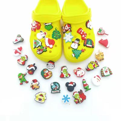 China Clog Charm Christmas Shoe Charms Accessories Halloween Shoe Buckle Decorations Ornaments for sale