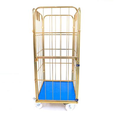 China Stackable Eco - Friendly Wash Clothes Portable Collapsible Collapsible Container Laundry Trolley for sale