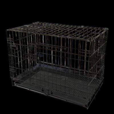 China New Design Breathable Custom Double Doors Dog Cage 30 Inch Large Metal Pet Crates for sale