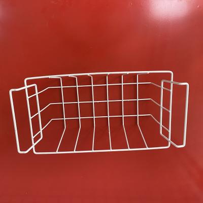 China High Quality Non-Folding Wire Viable Mesh Storage Hot Dip Baskets For Fridge for sale