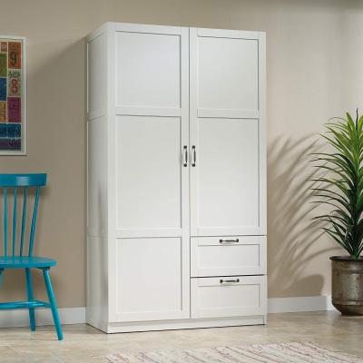 China Convertible Wardrobe Design MDF Closet Storage Clothes Cabinet Solid Wood Bedroom Wardrobe for sale