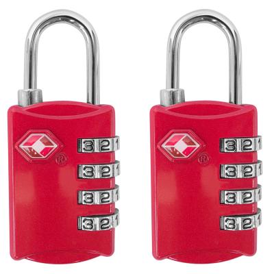 China Travel Tsa Long Distance Luggage Locks 4 Digit Combination Keyed Alike Suitcase Lock Padlock for sale