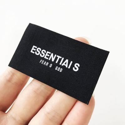 China Fashionable Fashionable Simple Printed Fashionable Accessories Label Brand Name Neck Label Clothes And Treatment Viable for sale