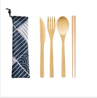 中国 17.5 - 24cm Kitchen Tableware Set Home Barbecue Bamboo Knives Forks And Spoons 販売のため