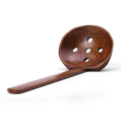 China Tortuga caliente de madera coreana Shell Colander Strainer Spoon del pote de los utensilios de cocinar en venta