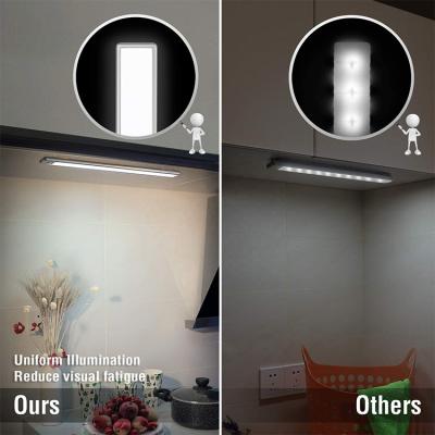 China Modern Cabinet Cabinet Light Led USB Battery Rechargeable Wireless Smart Body Motion Sensor Led Night Light for sale