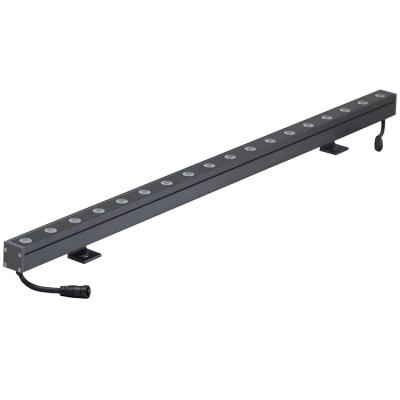 China Outdoor Dimmable LANDSCAPE 36W Ip65 Recessed Waterproof Linear Led Strip Wall Washer RGB Dmx Wall Washer Light for sale