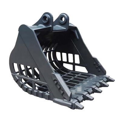 China Construction Material Shops Equipment Spare Parts Heavy Bucket For Mini Excavator,Excavator-Turn-Screen-Bucket Of Factory Supply Discount Price E20 for sale