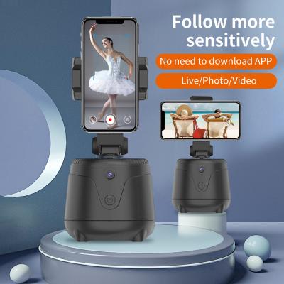 China Mobile Phone Factory Price 360 ​​Degree Rotation Of Mobile Phone Holder Intelligent Tracking Smart Video Holder Follow Head for sale