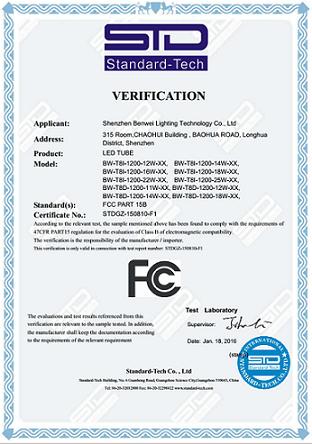 FCC - Shenzhen Benwei Lighting Technology Co., Ltd.