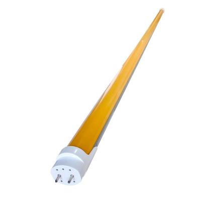 China Residential Hot Selling Anti UV Indoor LED Ceiling Lamp 4ft 1.2m 18W 20W T8 Light Indoor Tube With Yellow Cover for sale