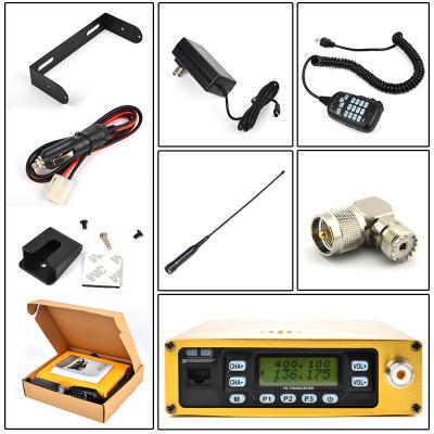 China Radio 25W Ham Mobile Transceiver Car Portable Dual Band VHF/UHF Mobile Radio with Dual PTTs 12000 mah for sale