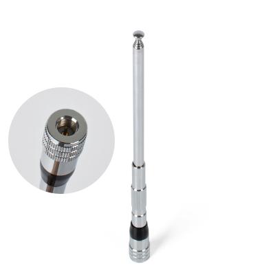 China Hot Selling Long Range SMA BNC Rod Telescopic VHF Antenna For Baofeng 2 Way Radio TCS-JG-3-150-J for sale