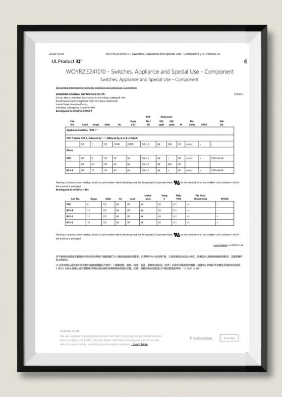 UL - Heyuan Goodpal Optoelectronic Technology Co., Ltd.