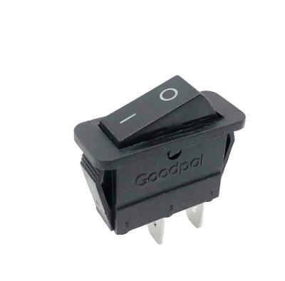 China Electrical Appliances BLACK Plastic Rocker Switch Boat Switch 2 Pin Black Smart Switch for sale