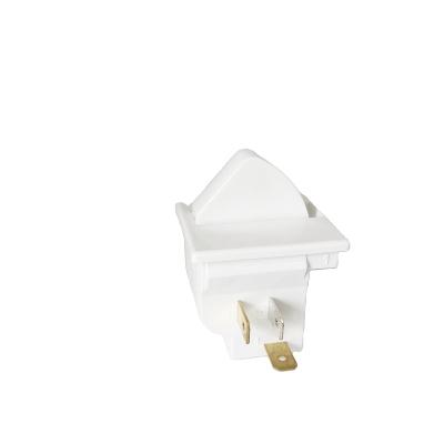 China Hotel Factory Wholesale High Quality White Plastic 3 Pin Door Lamp Switch Refrigerator Door Light Switch Cabinet Door Switch for sale