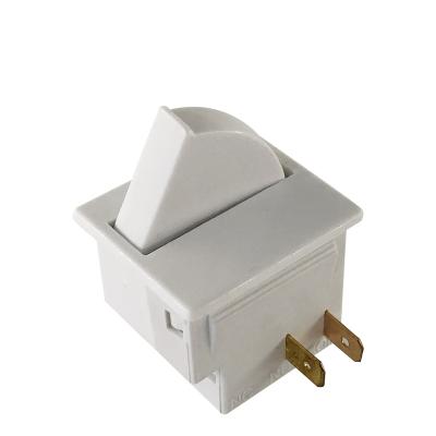 China Flat and Quick Connected White Pin Fridge Door Switch Fridge Parts Door Lamp Switch for Fridge Push Switch for sale