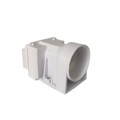 China High Quality Battery Powered Screw Socket White Lamp Holder E14 Plastic Socket for sale