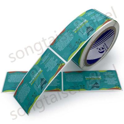 China Custom Water Proof Color Labels Vinyl Stickers Waterproof Cosmetic Labels for sale