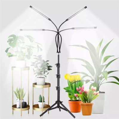 China Seed Starting 4 Tube Dimmable Led Grow Strip Light With Dc5v Remote Control Grow Light For Plants Flowers for sale