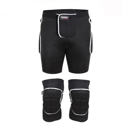 China Supply Sports Protective Factory OEM Hip Pad Skateboard Pads Knee Support Pad Protector Set Knee Brace Ski Power Tip Padded Shorts for sale