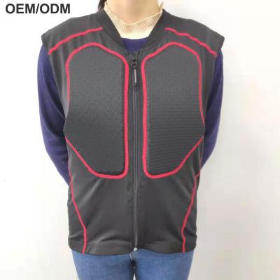 China Body Armor Protector Shirt Custom Ski Impact Resistance With Ski Back Motorcycle Protective Chest Vest Protector T-shirt for sale