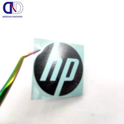 China Waterproof OEM Design PET Design Custom Nameplate Brand Adhesive Sticker For Computer for sale