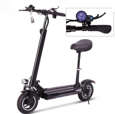 China Outdoor Sports Adult Electric Scooter With Seat Two Wheel Electric Scooter With 10inch 500W 30-60km/h for sale