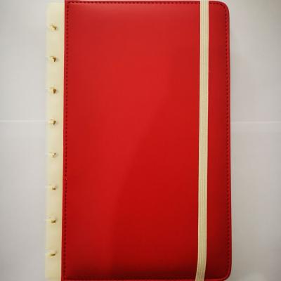 China 2021new Four Solid Color Notebook Cover Printed Soft Leather Book for sale