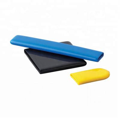 China Soft Vinyl Steel Pipe Plastic Vinyl Rectangular End Caps With Square Flat End for sale