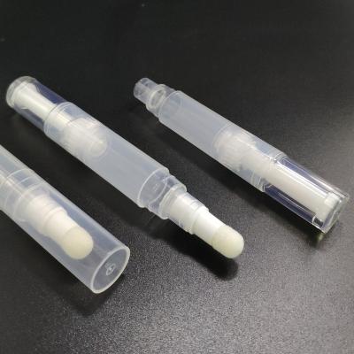 China Popular Plastic Empty Twist Design Packaging Pen Cosmetic Container For Air Cushion Lip Gloss Cuticle Oil Base Ready To Ship K14 for sale