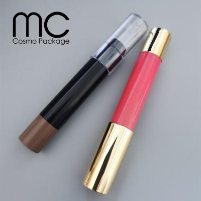 China Popular Plastic Pen Container Private Label Lip Stick Tube Lipstick Tube Factory Cosmetic Packaging Box for sale