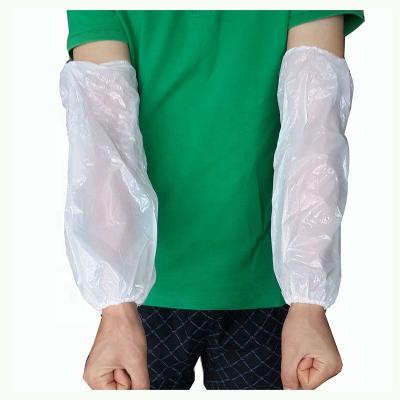 China Widely used in home disposable waterproof PE sleeve cover protective plastic sleeve over sleeve, PE arm cover for sale