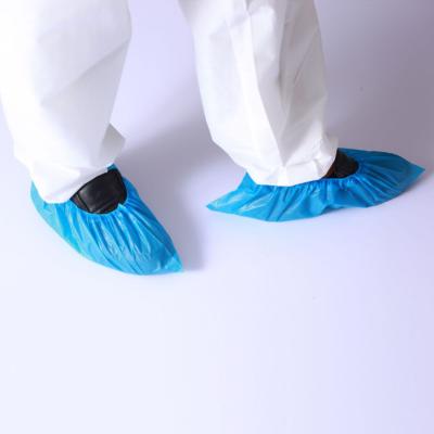 China Eco - Friendly Waterproof Plastic PE CPE Safety Shoes Disposable Cover for sale