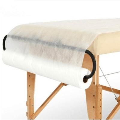 China PP Massage Table Paper Couch Roll Disposable Nonwoven Hospital PP Bedsheet Roll for sale