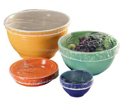 China Factory Wholesale 100% Disposable Elastic PE Food Grade PE Bowl Cover for sale